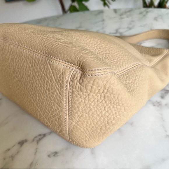 Coach Vintage Sonoma Pocket Shopper Natural Grain Leather Tote Bag Wheat 4920 - Picture 11 of 16